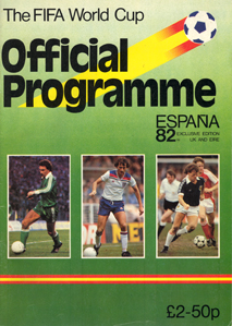 UK Espana 82 Programme Cover